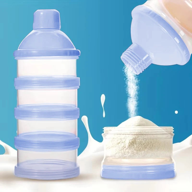 Smart 5-Layer Stackable Formula Dispenser – Portable Milk Powder Storage Box