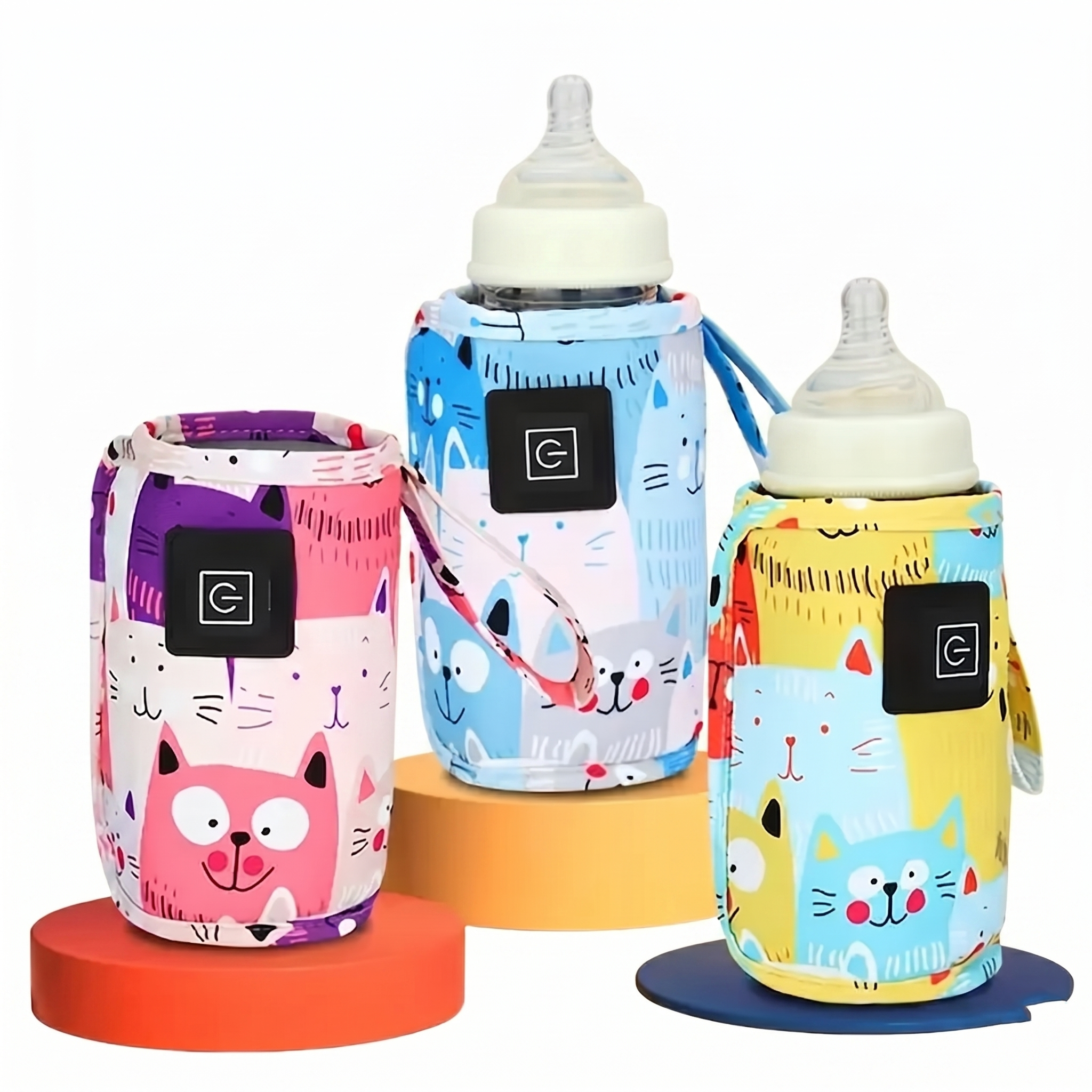 Portable USB Baby Bottle Warmer & Insulated Travel Sleeve