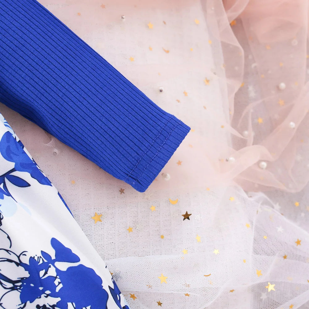 Chinese Style Autumn Dress | Floral Print and Cotton Comfort