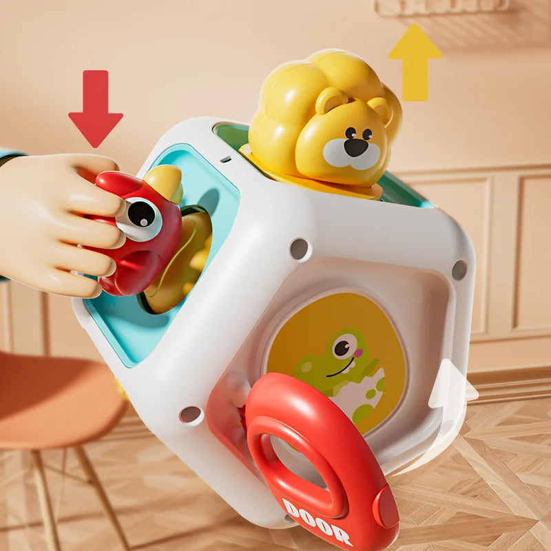 10-in-1 Montessori Busy Cube | Ultimate Travel Fidget Toy