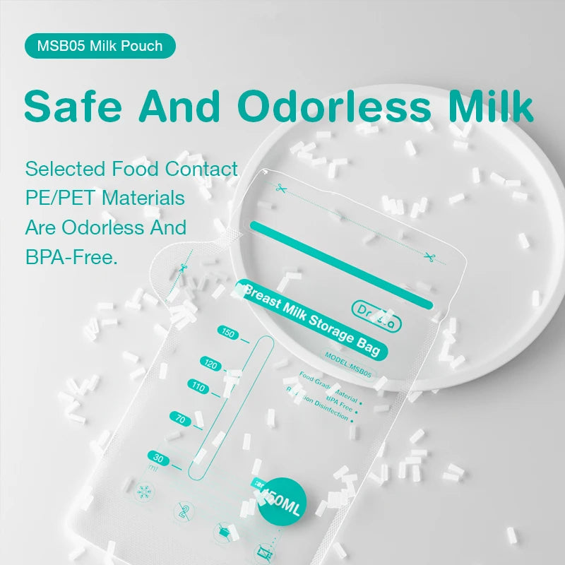 Premium Leak-Proof Breast Milk Storage Bags – BPA Free & Freezer Safe