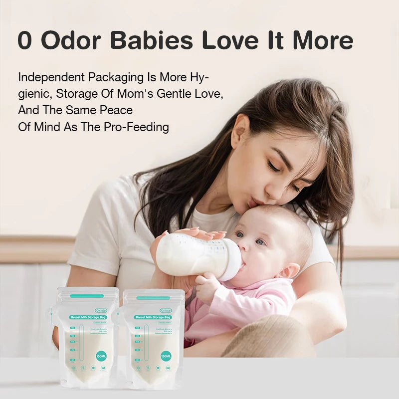 Premium Leak-Proof Breast Milk Storage Bags – BPA Free & Freezer Safe