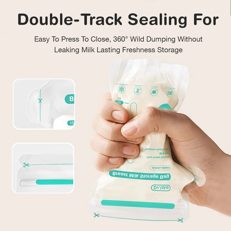 Premium Leak-Proof Breast Milk Storage Bags – BPA Free & Freezer Safe