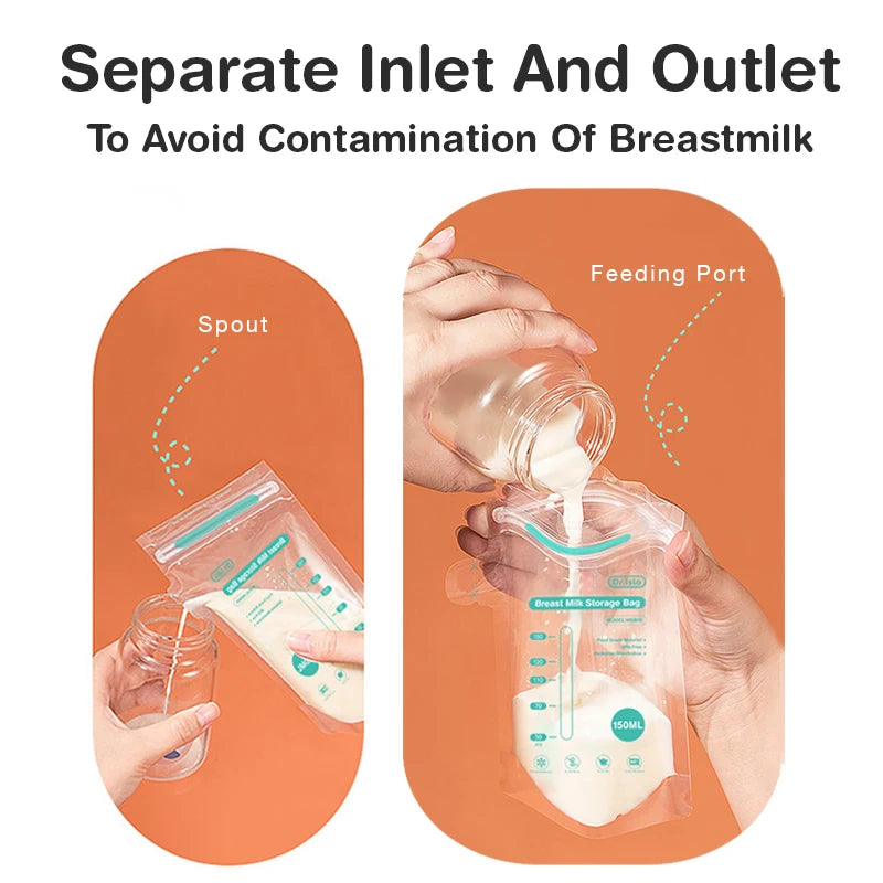 Premium Leak-Proof Breast Milk Storage Bags – BPA Free & Freezer Safe