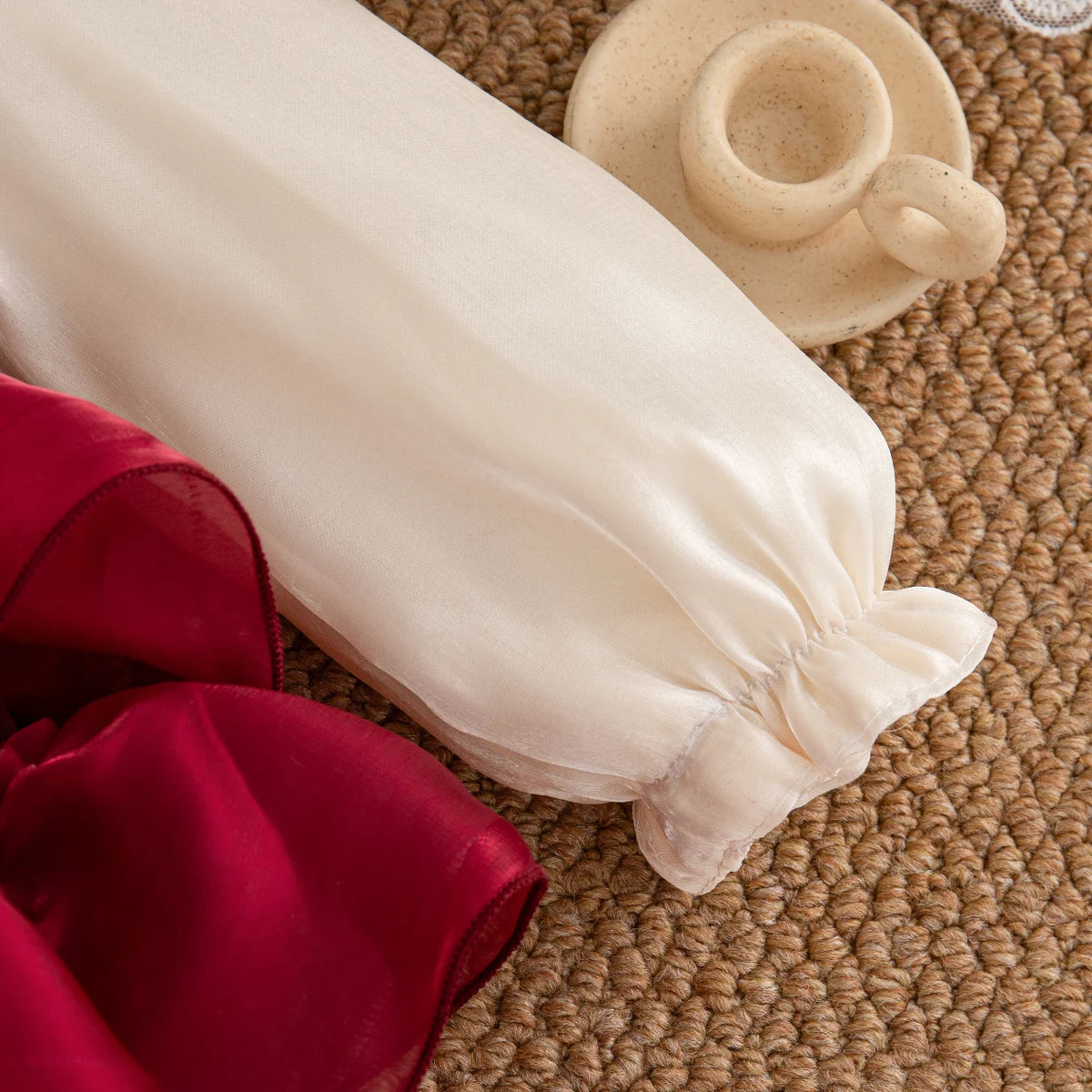 Ball Gown Dress | Winter Elegance and Cozy Full Sleeves