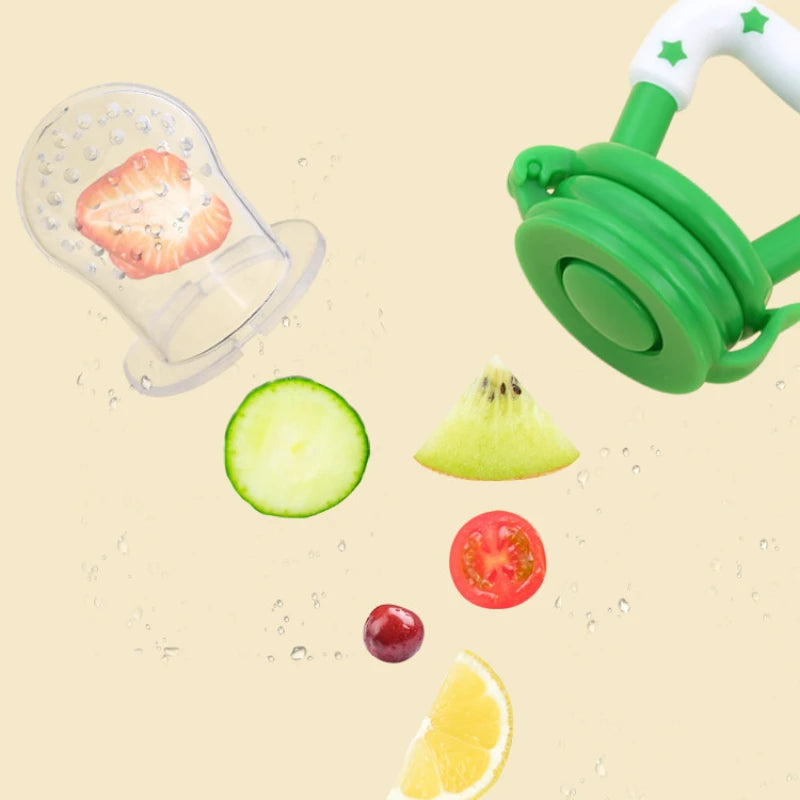 Safe-Wean Silicone Fruit Feeder | Anti-Choking Teething Dummy
