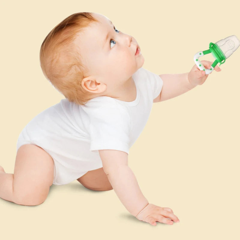 Safe-Wean Silicone Fruit Feeder | Anti-Choking Teething Dummy